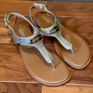 Michael Kors Gold Sandals